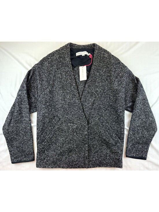 See By Chloé Jackets & Blazers - NWT See by Chloé Women’s Grey Cotton/Wool/Alpaca Unlined Coat Size 6US /  42IT